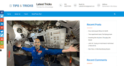 Desktop Screenshot of latesttricks.in